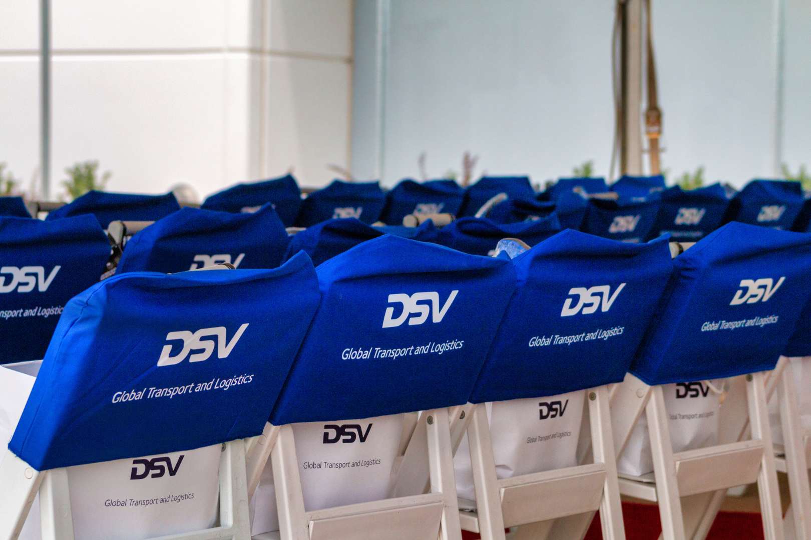 Chairs with DSV logo